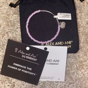 Alex and Ani Pink Beaded Bracelet